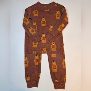 Hanna Andersson X Oeuf Honey Bears Pajama Set